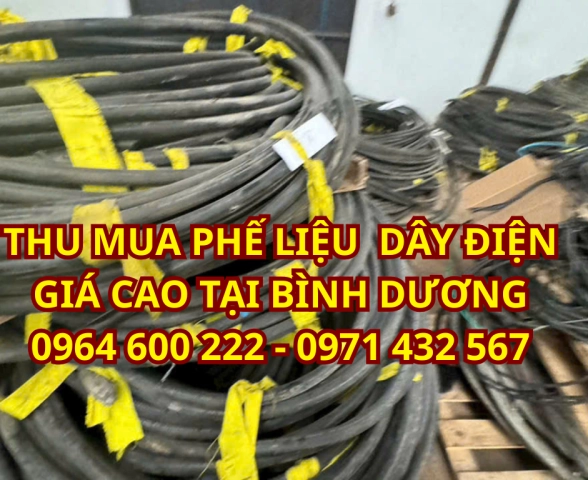 THU MUA PHẾ LIỆU DÂY ĐIỆN GIÁ CAO TẠI BÌNH DƯƠNG