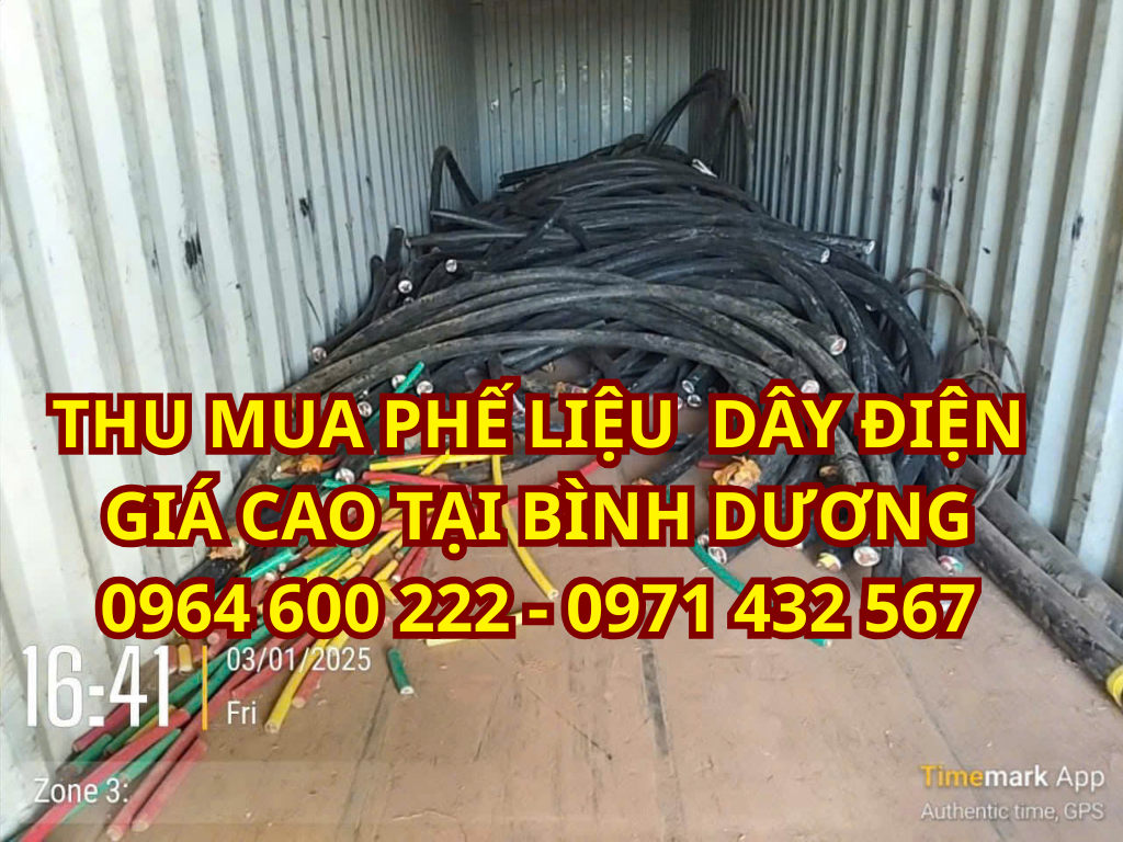 THU MUA DÂY ĐIỆN GIÁ CAO TAI BÌNH DƯƠNG